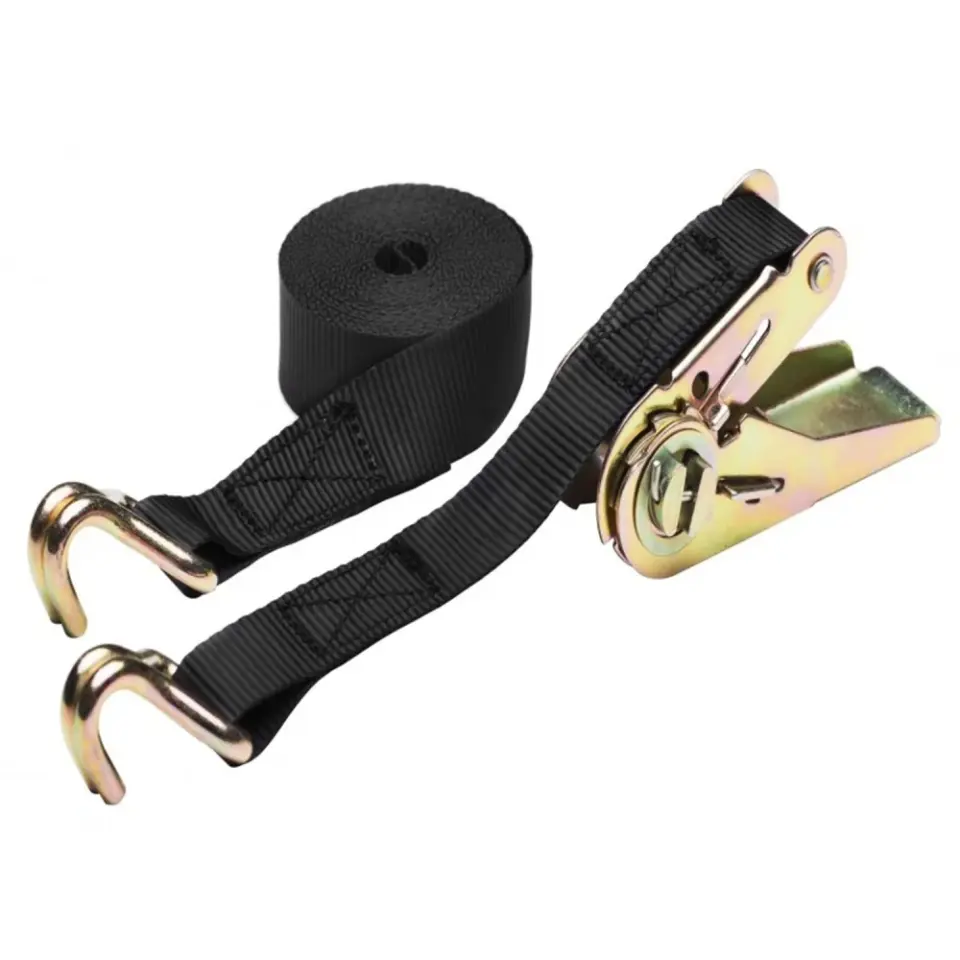 Catraca com Cinta para Amarração 7m x 35mm com Gancho Tipo J