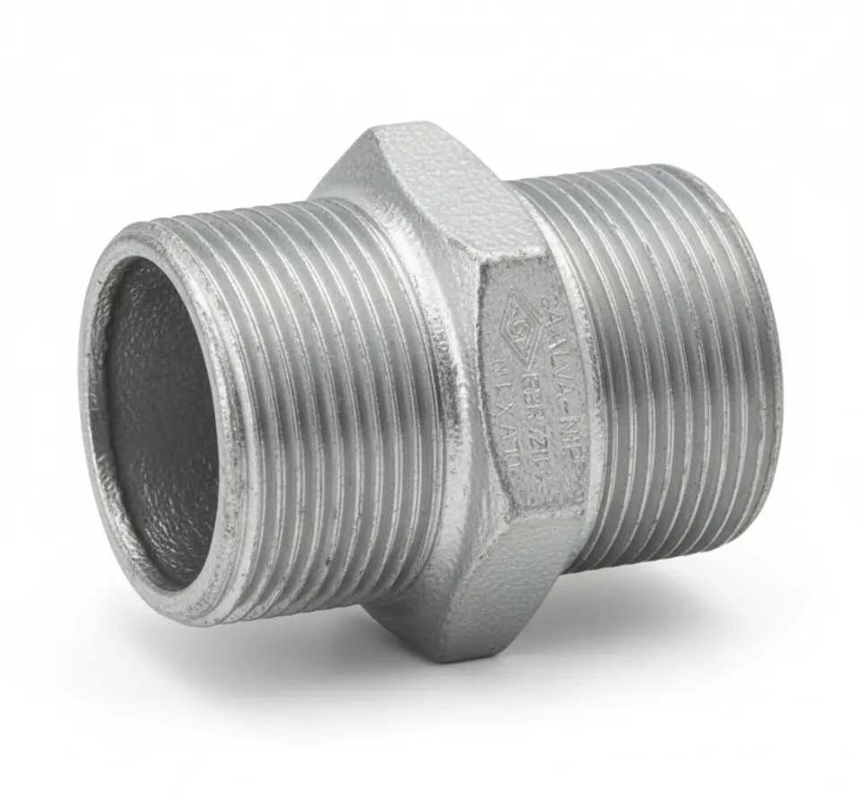 Niple Duplo Galvanizado