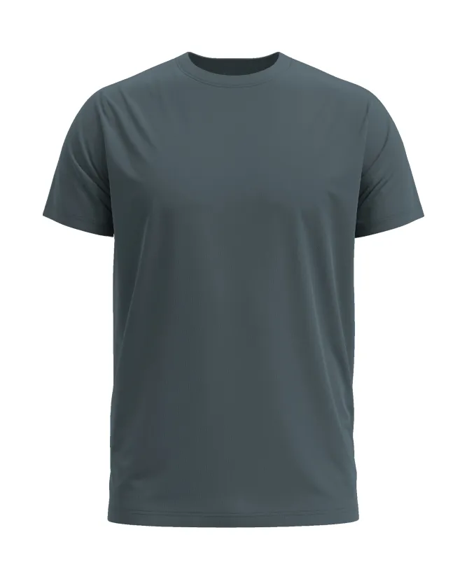 Camiseta de Malha Fria I Manga Curta | Cinza