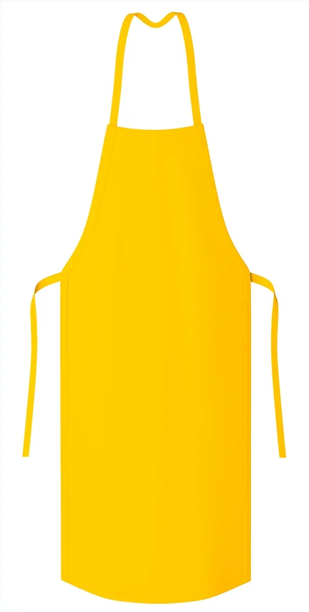 Avental de Segurança Químico Amarelo Vértice Nylon Emborrachado 100% Impermeável 1,20 X 0,70