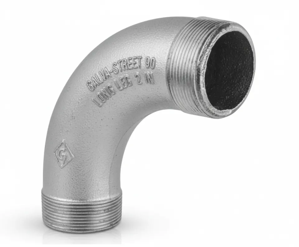 Curva Galvanizada Macho 90º