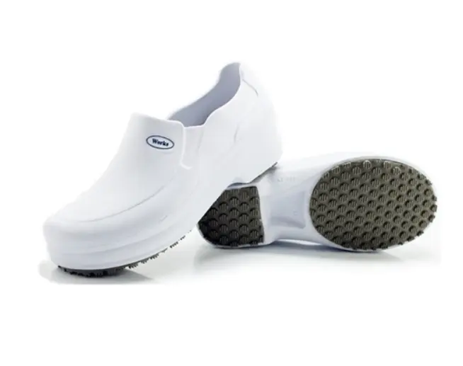 Calçado Profissional Soft Works BB65 Branco – EVA Antiderrapante | NR-32 | Impermeável