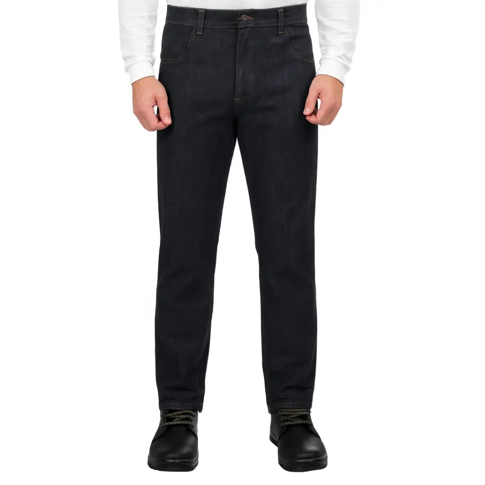 Calça Jeans Profissional Lavada | Preta