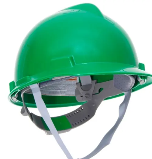 Capacete MSA V-Gard Completo com Suspensão Push-Key e Jugular | CA 00498