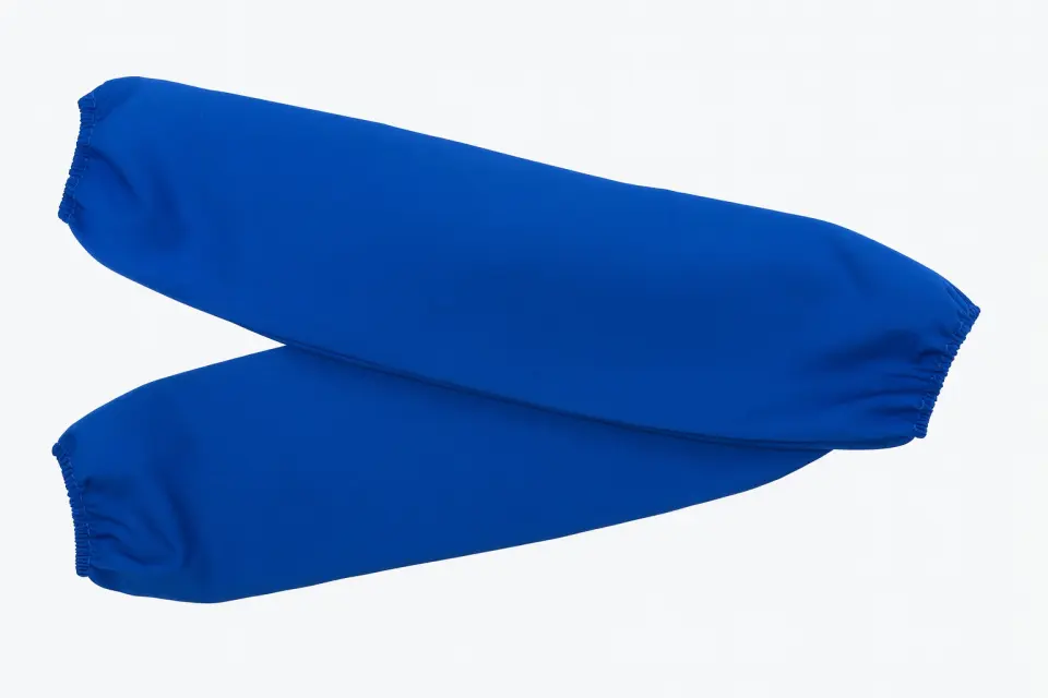 Mangote de Segurança | Brim Azul | Proteção de Braços e Antebraços | Unidade: Par