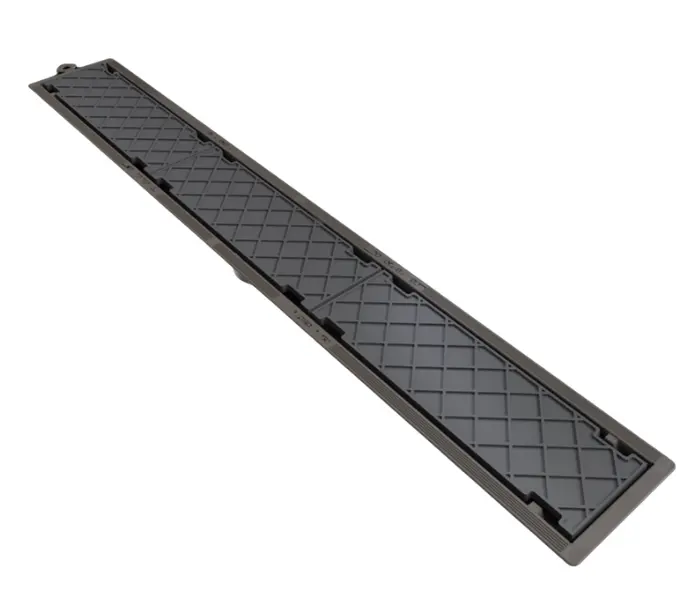 Ralo Linear PVC Sifonado 75 cm – Saída Central Oculto