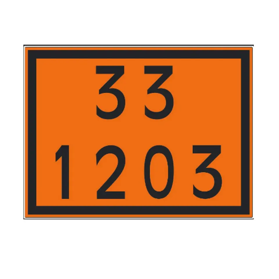 Placa ONU 30/1202 e 30/1203 – Transporte de Diesel e Gasolina | 30×40 cm