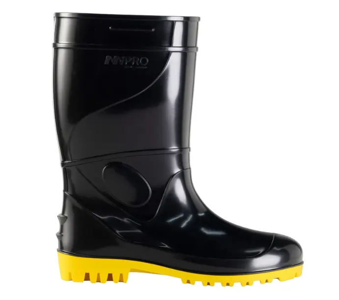 Bota de PVC Preta Innpro Cano Longo 32cm – Antiderrapante e Impermeável | CA 36026