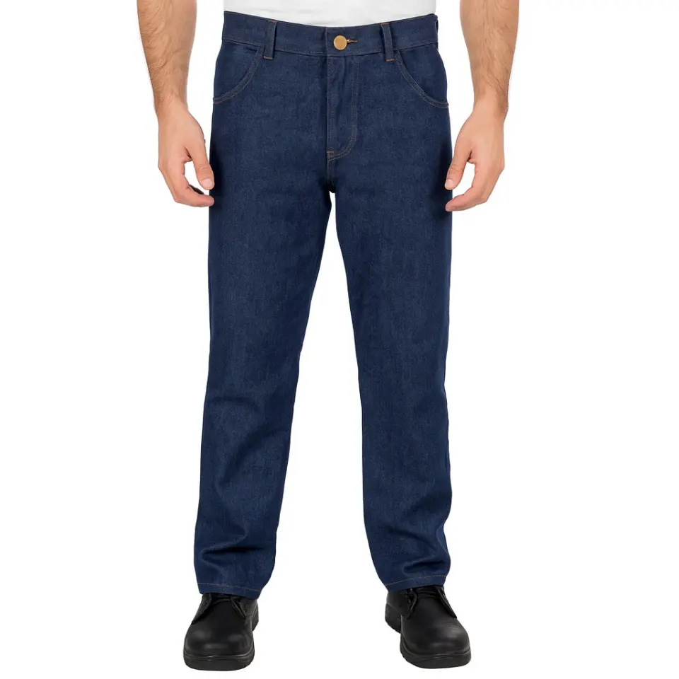 Calça Jeans Profissional Lavada | Azul