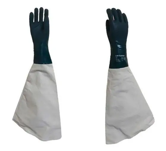 Luva de PVC para Jateamento LDI Safetyplast 7036J – CA 43248